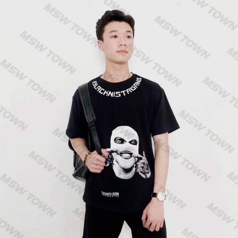 Áo thun tay lỡ Gang MSW town, áo T Shirt cotton nam nữ unisex | BigBuy360 - bigbuy360.vn