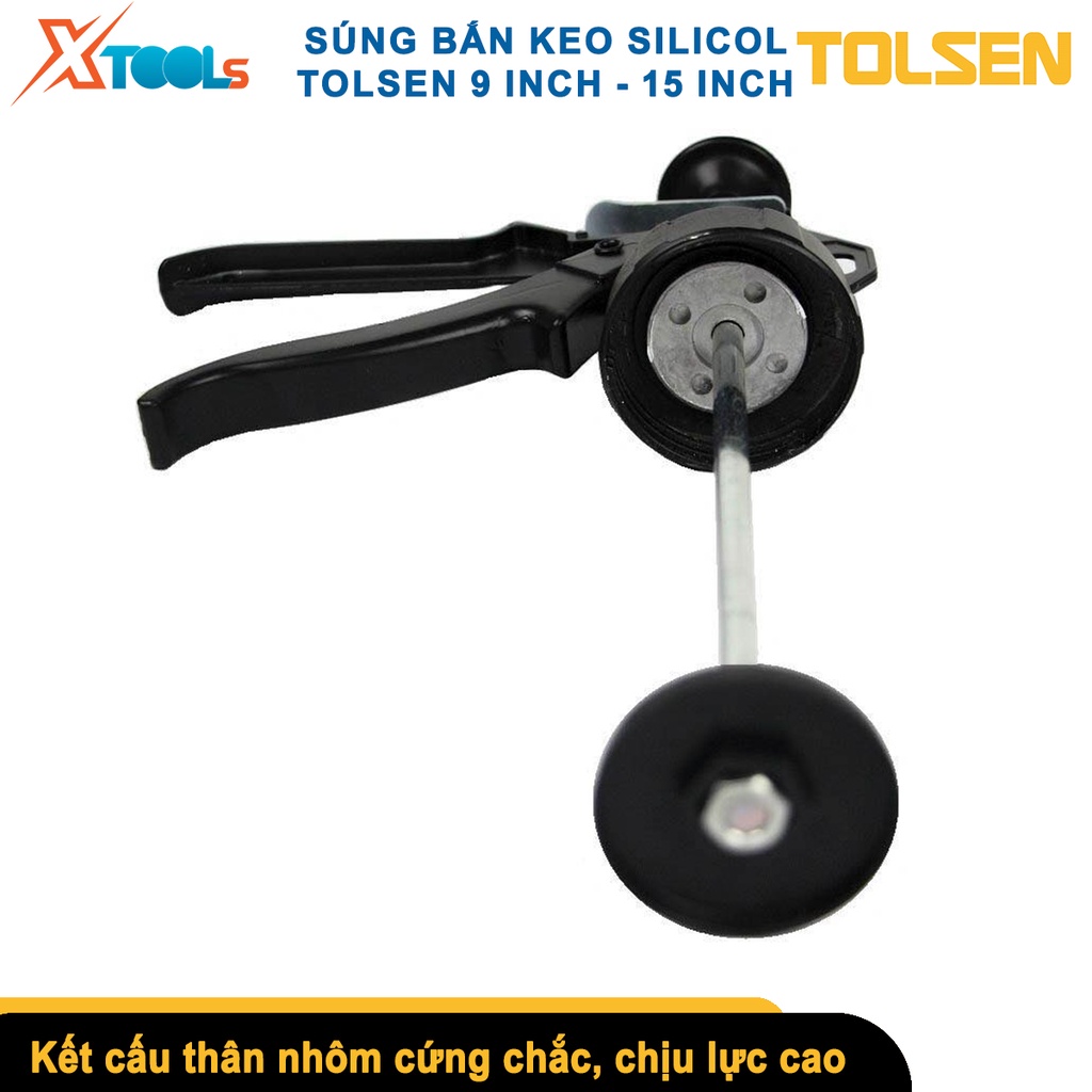 Ống bắn silicon TOLSEN 43044 - 43046, kích thước 225mm - 375mm, chất liệu cao cấp [CHÍNH HÃNG][XTOOLS]