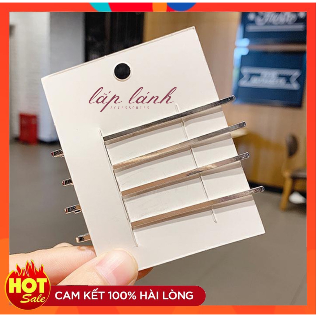 KẸP MÁI KIM LOẠI ĐÍNH ĐÁ NHÂN TẠO KIỂU PHONG CÁCH HÀN QUỐC KM07