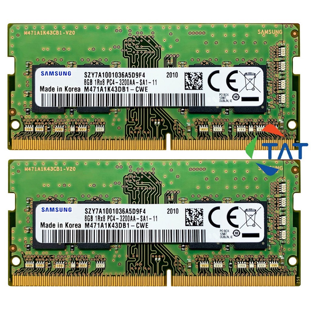 Ram laptop 8G buss 3200MHZ Samsung/ Hynix/ Kingston