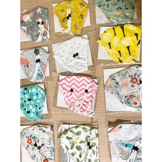 Set 5 khẩu trang vải tái sủ dụng nhiều