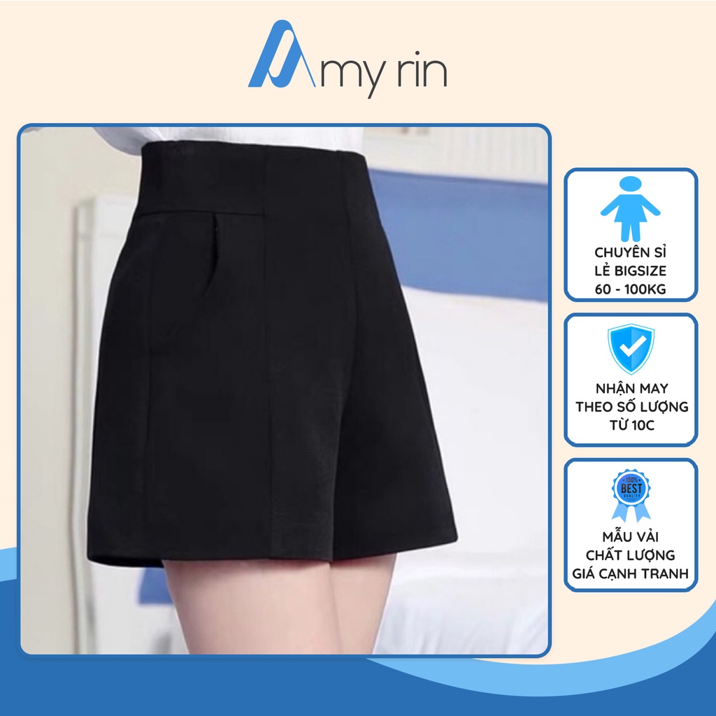 Quần short lưng cao bigsize 65-105kg