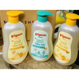 [CHÍNH HÃNG] Sữa tắm gội cho bé Pigeon chai vòi 700ML