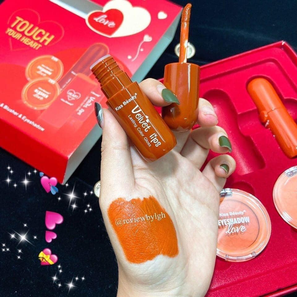 Set Kiss Beauty 5 món Love đỏ | BigBuy360 - bigbuy360.vn