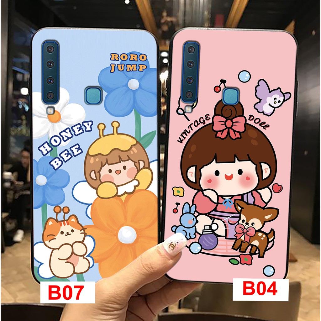 ỐP LƯNG SAMSUNG A7 2018-SAMSUNG A9 2018 IN HÌNH CÔ BÉ ĐÁNG YÊU