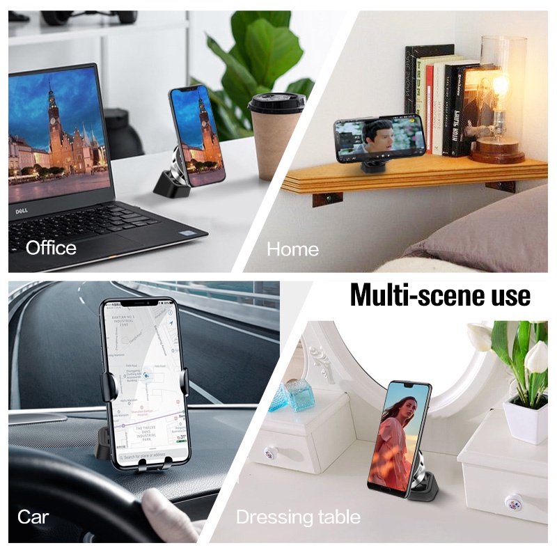 1 Giá Đỡ Điện Thoại Gắn Khe Điều Hòa Xe Hơi Chống Trượt