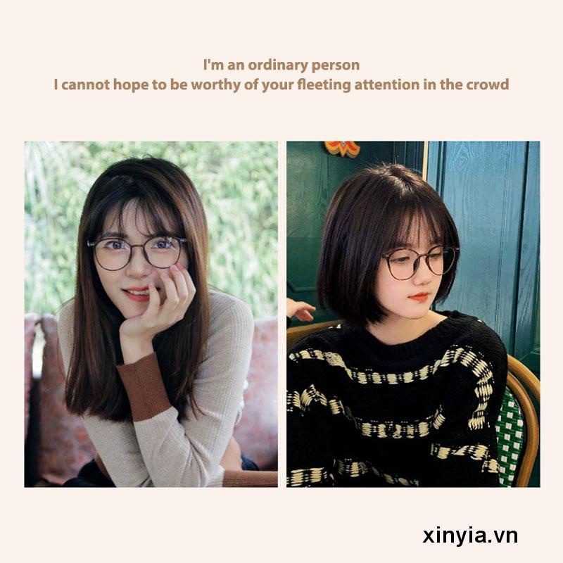 Mắt Kính Gọng Tròn Chống Ánh Sáng Xanh Thời Trang Hàn Quốc Cho Nam Nữ