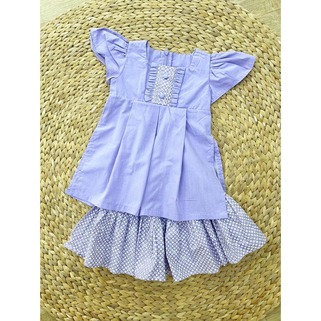 Set Áo dài cách tân bé gái Festival Sora Chan Tay Búp 9kg-46kg SoraChan-M152,M153,M154