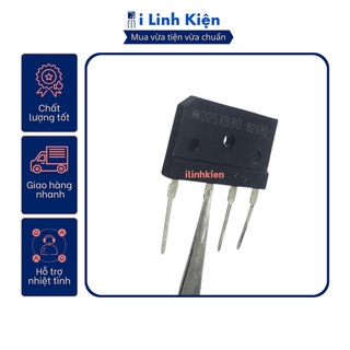 D25XB80 Diode cầu 25A 1000V DIP-4