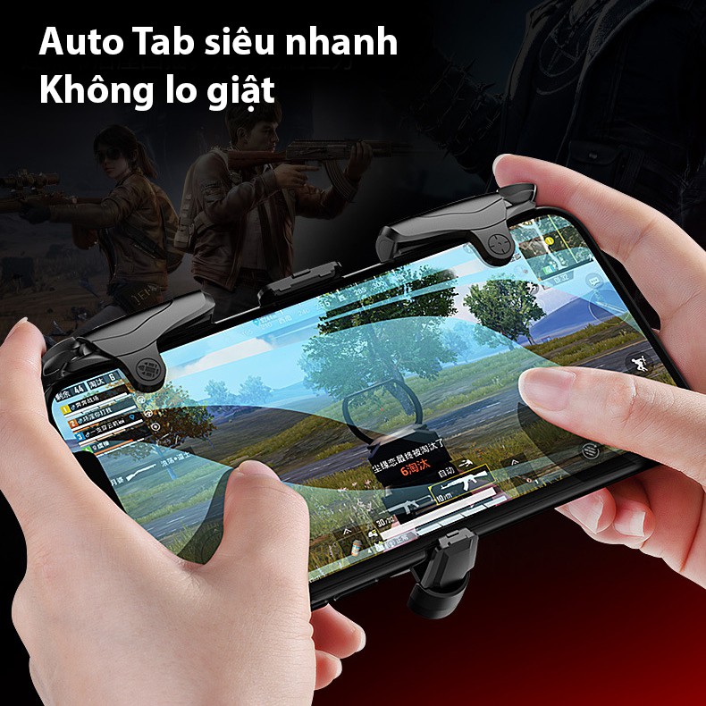 Tay Cầm Chơi Game PUBG/FF/ROS nút AUTO TAB siêu nhanh cao cấp