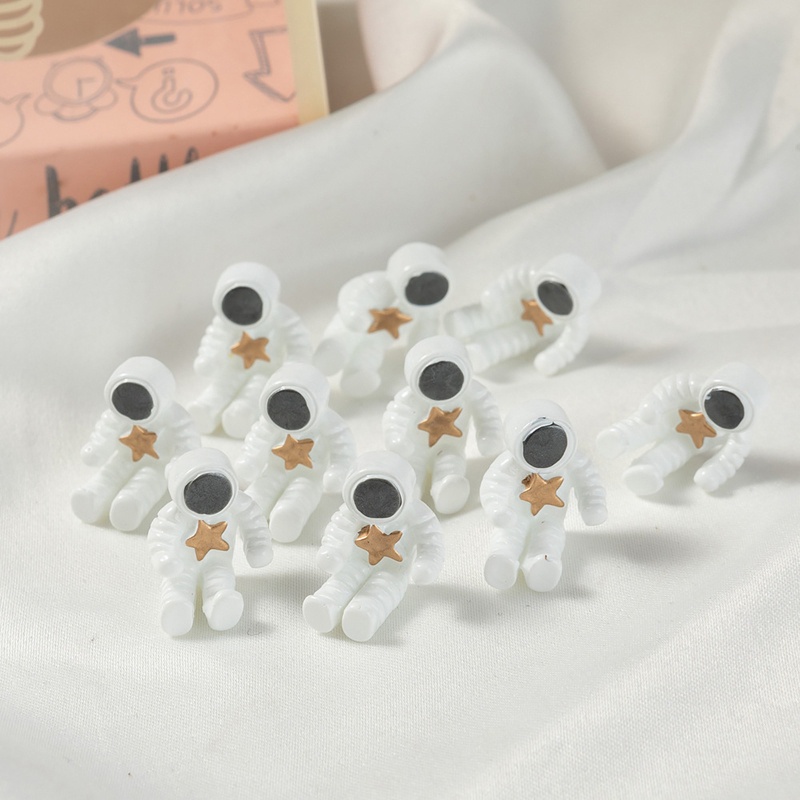Brroa Set 10 Mặt Vòng cổ Làm Trang Sức Hình Phi Hành Gia