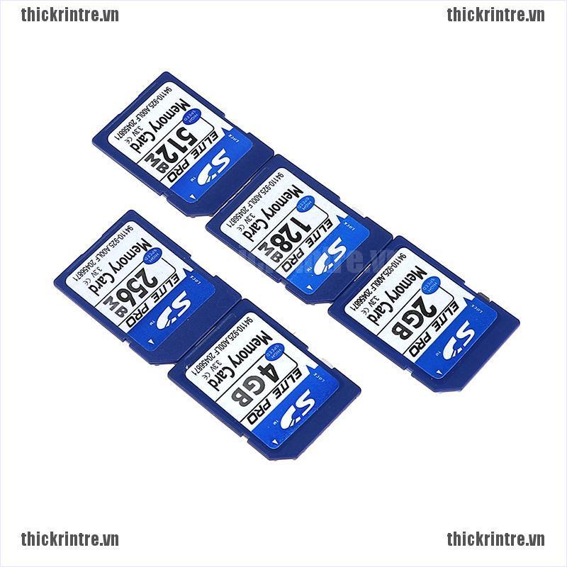 Thẻ nhớ SD kỹ thuật số dung lượng 128MB 256MB 512MB 2GB 4GB