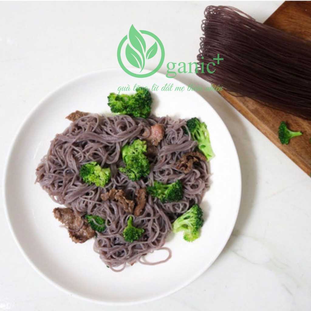 Bún mè đen Mộc Vị, bún từ mè đen, bún cho bé ăn dặm, bún thực dưỡng (bịch 500gram)