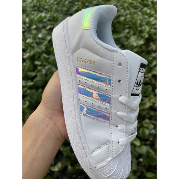 Giày thể thao supper star gót holo