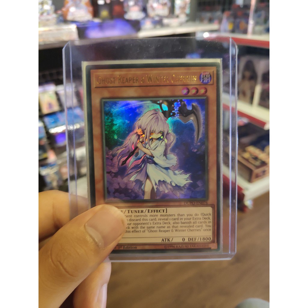 La Bai Thẻ Bai Yugioh Ghost Winter Cherry Ultra Rare Tặng Bọc Bai Nhựa Bảo Quản Eviễn Shopee Việt Nam