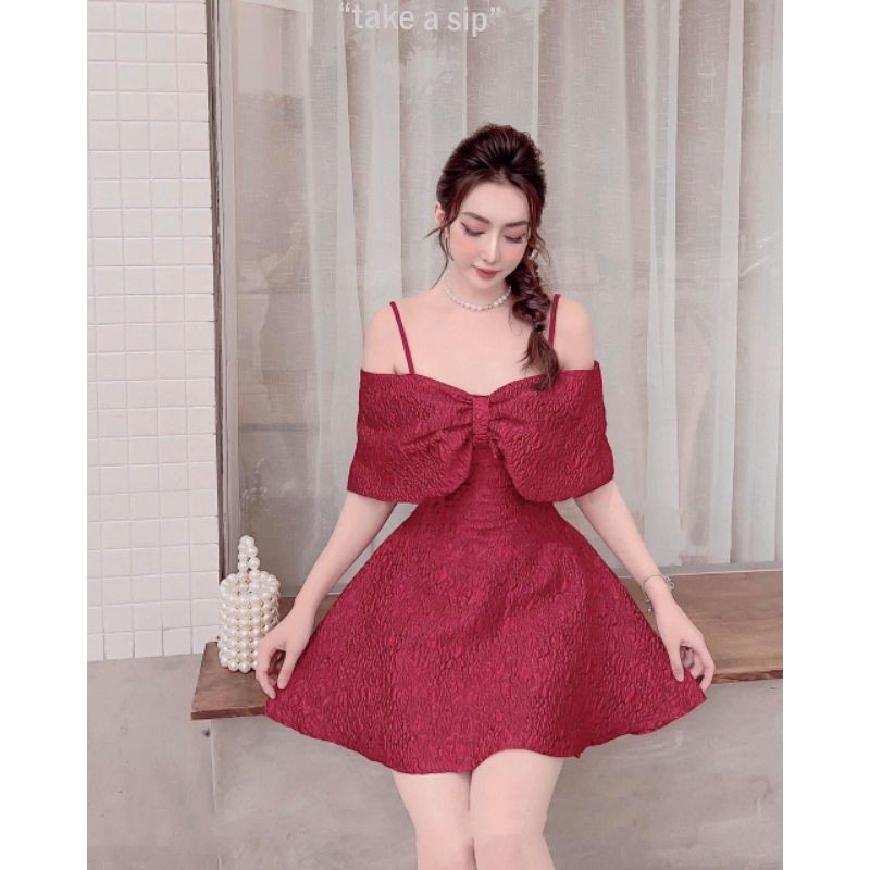 VÁY HAI DÂY QUÂY BÈO THIẾT KẾ V260 | BigBuy360 - bigbuy360.vn