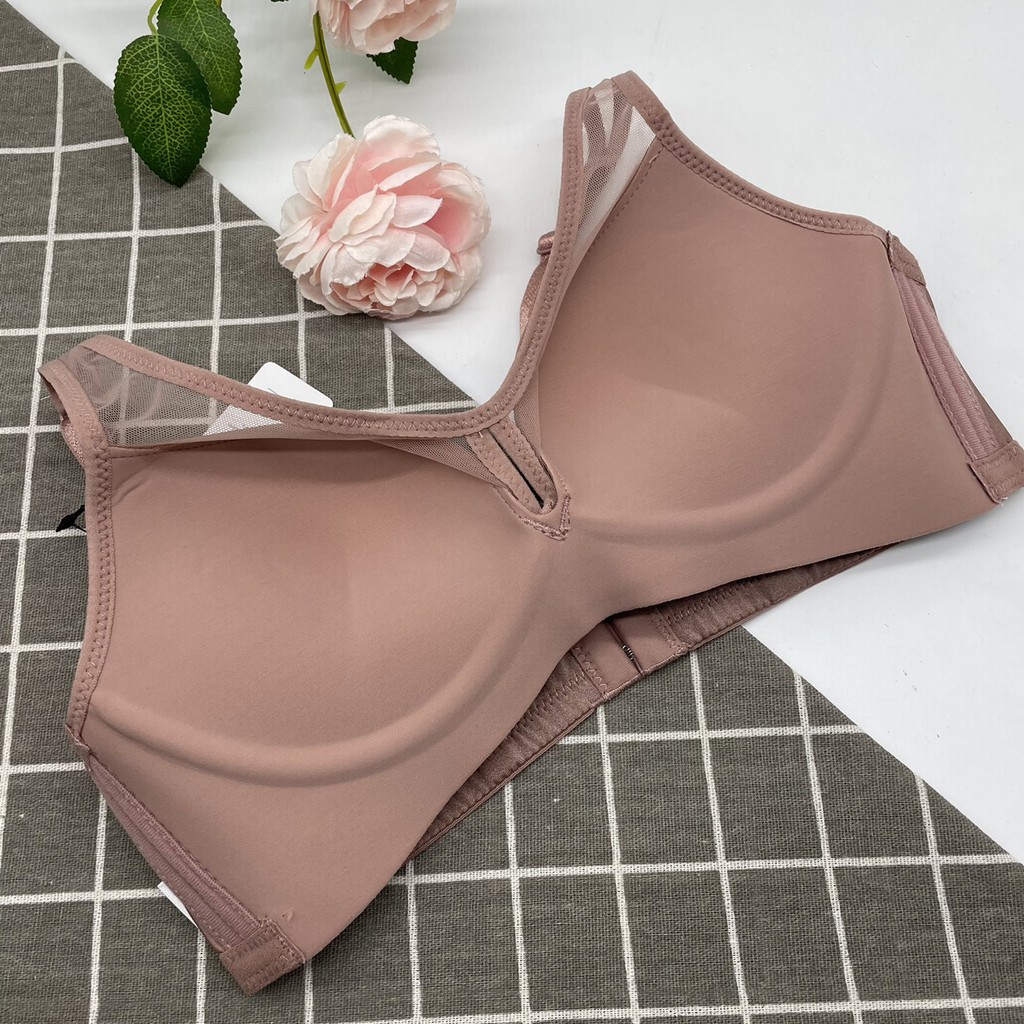 Áo đúc dây lưới , áo lót su đúc nữ trơn , đệm mỏng không gọng 1014 không gian eva KGE
