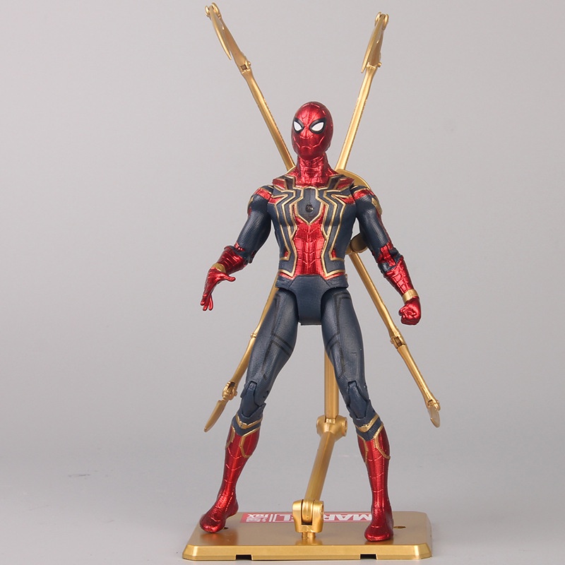 MH13 - Mô hình Iron Spider Man Avengers Kèm Giá Đỡ Mô Hình Cao 17cm - Mô Hình Marvel