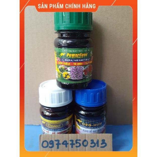 COMBO BỘ PHÂN BÓN NGUYÊN CHẤT CAO CẤP NHẬP KHẨU TỪ ÚC POWERFEED - SEASOL - ORG HUM