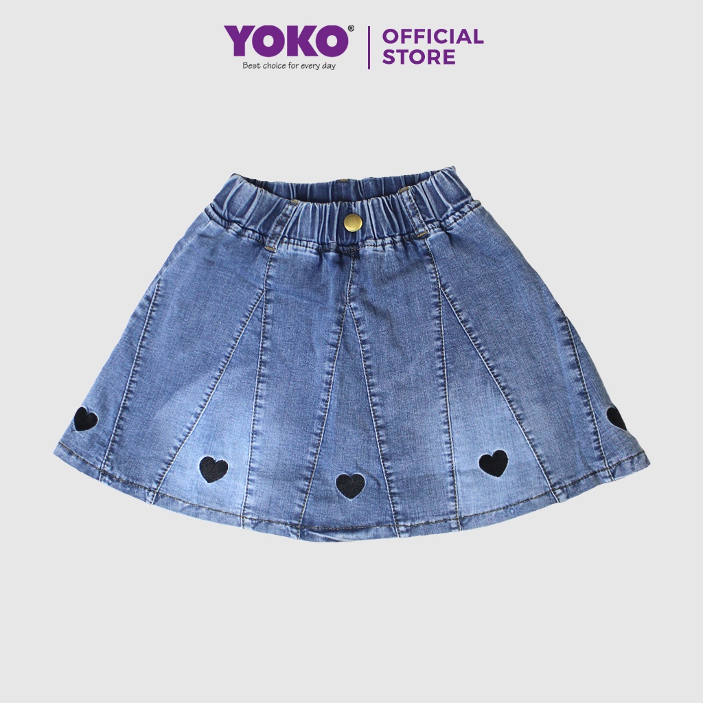 Váy Jean Xòe Bé Gái (3-12 Tuổi) YOKO KID’S FASHION JE120