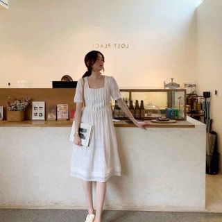 Đầm thô thêu mango dư xịn