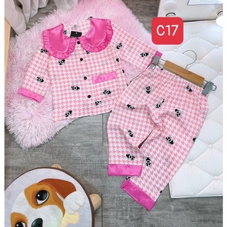 bộ pizama lụa mango cho bé 22-35kg