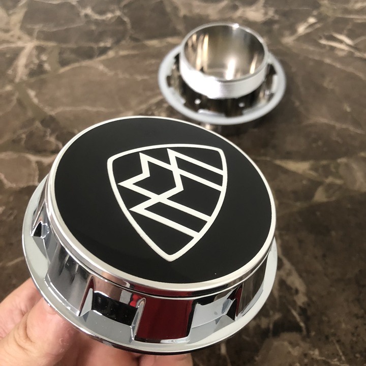 Logo chụp mâm, ốp lazang bánh xe ô tô Maybach TY-MB Đường kính ngoài 75MM