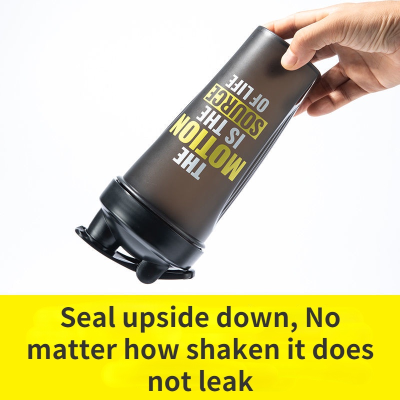 [Tùy chỉnh / Khắc tên] Bình Lắc Protein Thể Thao Có Thước Đo Dung Tích Lớn