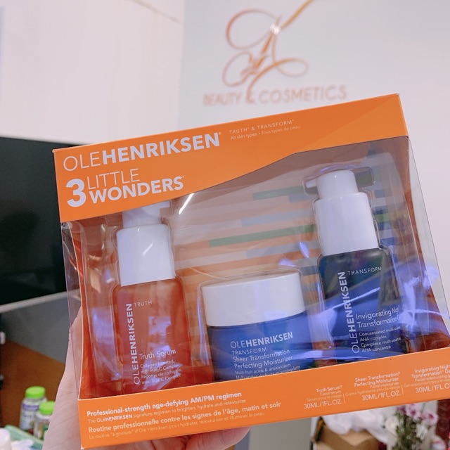 [AUTH-BILL SEPHORA] Set Dưỡng Da Olehenriksen Chống Lão Hoá 3 Little Wonders - Fullsize