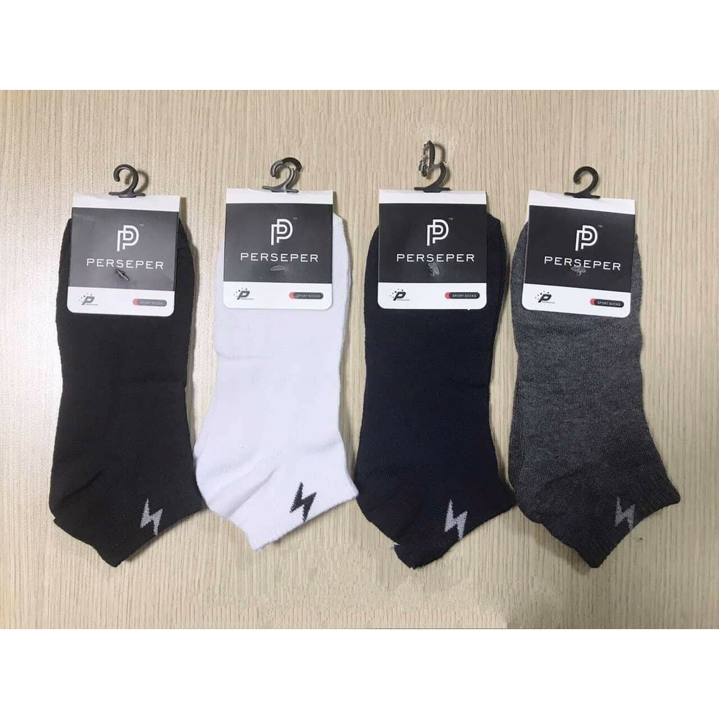 Combo 10 Đôi Tất Cổ Ngắn Màu Ngẫu Nhiên Kháng Khuẩn