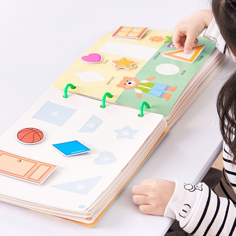 Đồ Chơi Thông Minh Bóc Dán 17 Chủ Đề AHIHI - Học Liệu Montessori, Giáo Dục Dành Cho Bé Từ 1 Tuổi