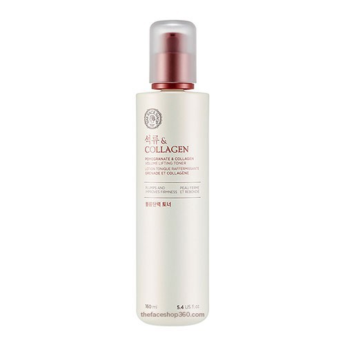 Nước Hoa Hồng Săn Chắc Da Và Chống Lão Hóa The Face Shop Pomegranate And Collagen Volume Lifting Toner 160ml