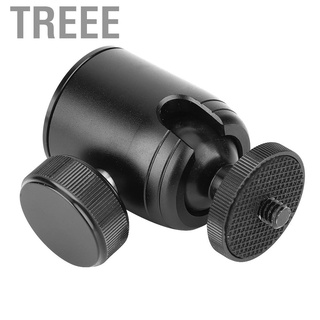Treee K26 360° Rotatable Mini Tripod Monopod Panoramic Ball Head 1/4 Inch for Camera