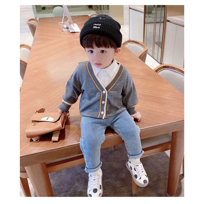 Áo Thun Dài Tay Thời Trang Năng Động Cho Bé Trai