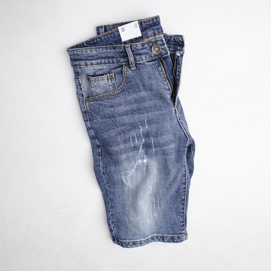 Quần đùi jean nam, quần short nam rách nhẹ cao cấp, chất cotton co giãn mền mịn, phong cách trẻ trung năng động - PAPAZI | BigBuy360 - bigbuy360.vn