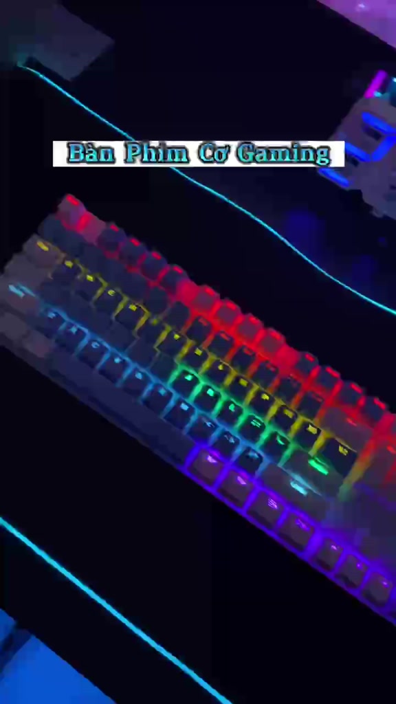 Bàn Phím Cơ Red Switch Free Wolf K1 Pro Gaming Full Size, Led RGB 20 Chế Độ, Phím Gõ Êm, Giảm Ồn | BigBuy360 - bigbuy360.vn