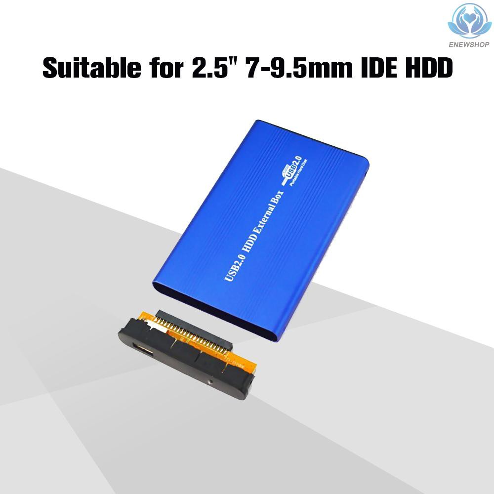 Hộp Đựng Ổ Cứng 2.5 '' Ide Hdd Usb 2.0 Bằng Hợp Kim Nhôm