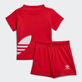 BỘ ADIDAS BASSIC ĐỎ CHO BÉ TRAI BÉ GÁI