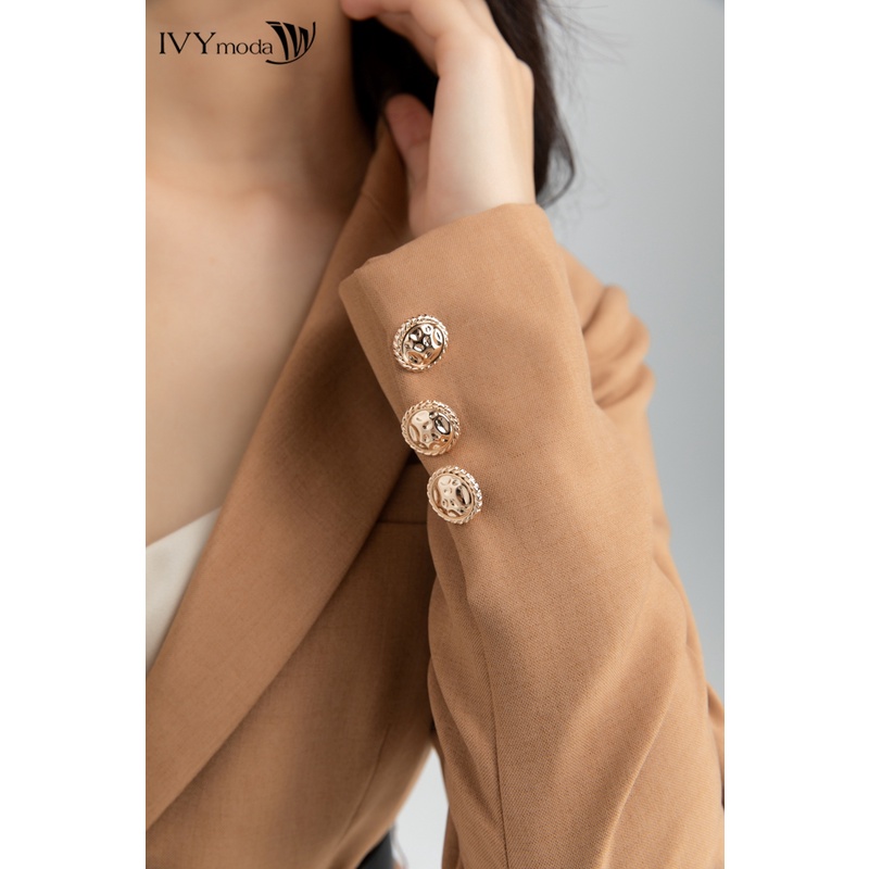 [NHẬP WABRTL5 GIẢM 10% TỐI ĐA 50K ĐH 250K ]Áo vest nữ dài tay IVY moda MS 67C5978