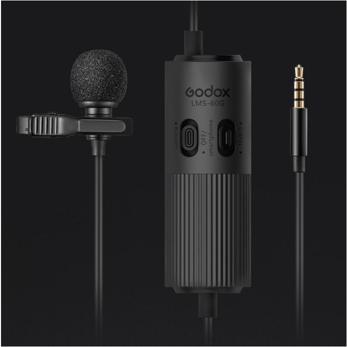 Micro thu âm cài áo Godox LMS-60G