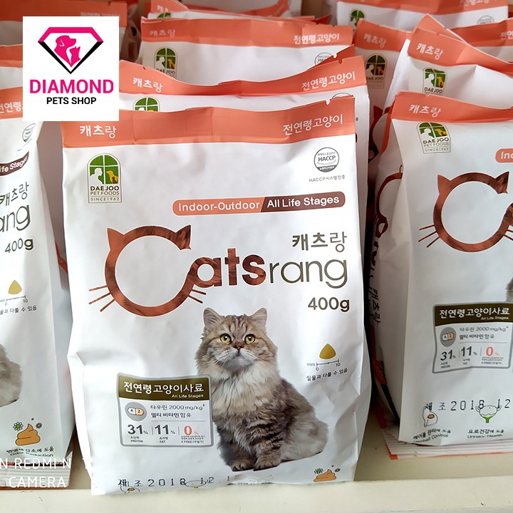 [400g] Thức ăn hạt cho mèo mọi lứa tuổi CATSRANG