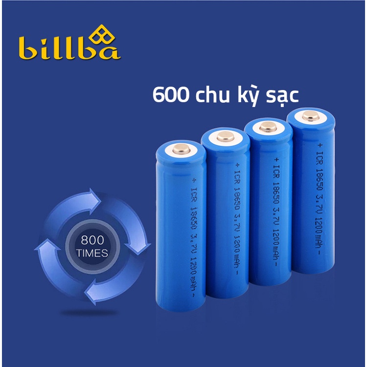 Đôi pin Pithium có thể sạc lại nhiều lần  BB8521 - Billba Camping