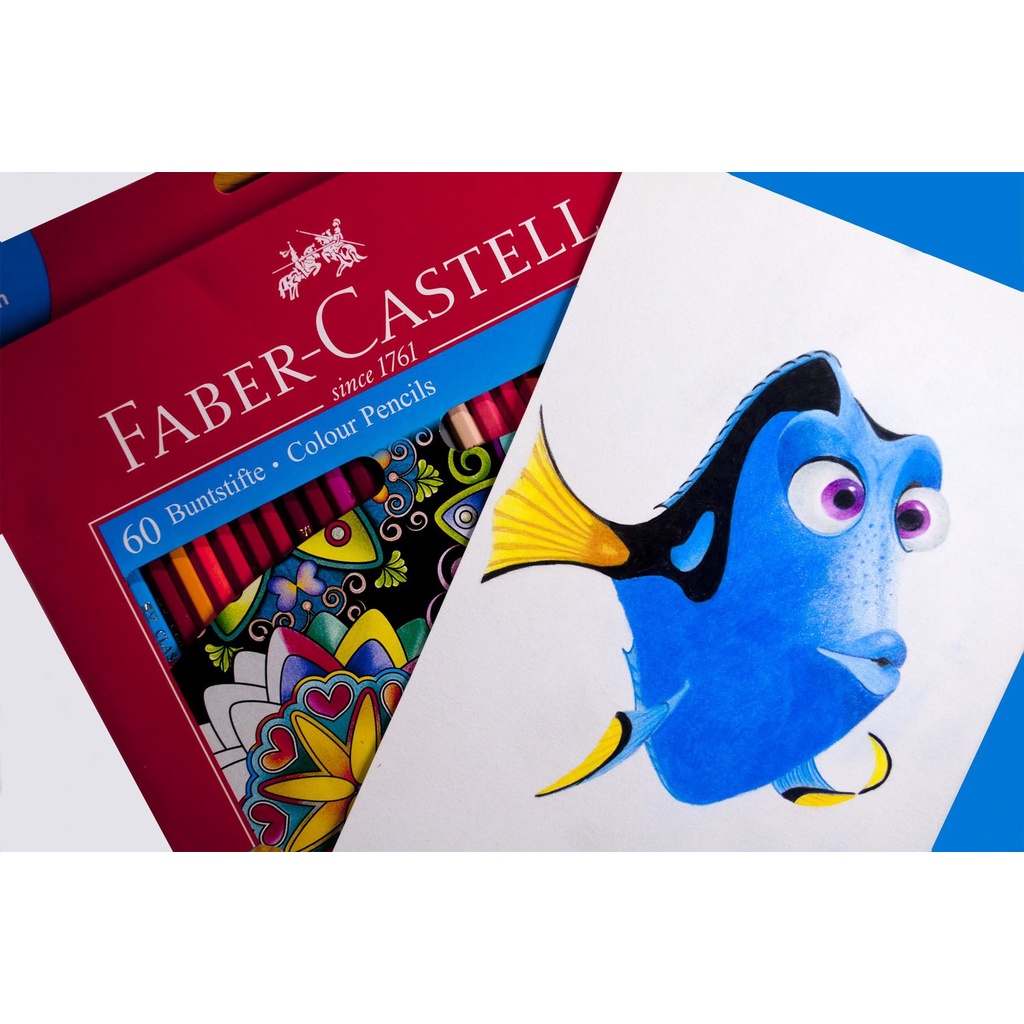 - Chì Màu Khô FABER CASTELL Classic 12 màu