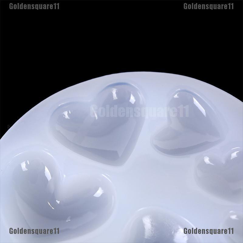 Khuôn Silicone Hình Trái Tim Làm Trang Sức DIY