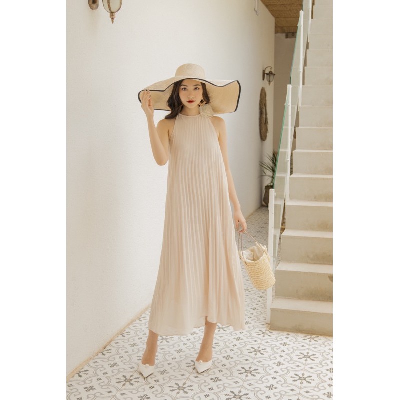váy maxi dập li sachi dress | BigBuy360 - bigbuy360.vn