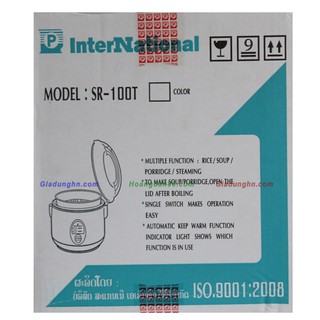 Nồi cơm điện international sr-100t 1 lít.