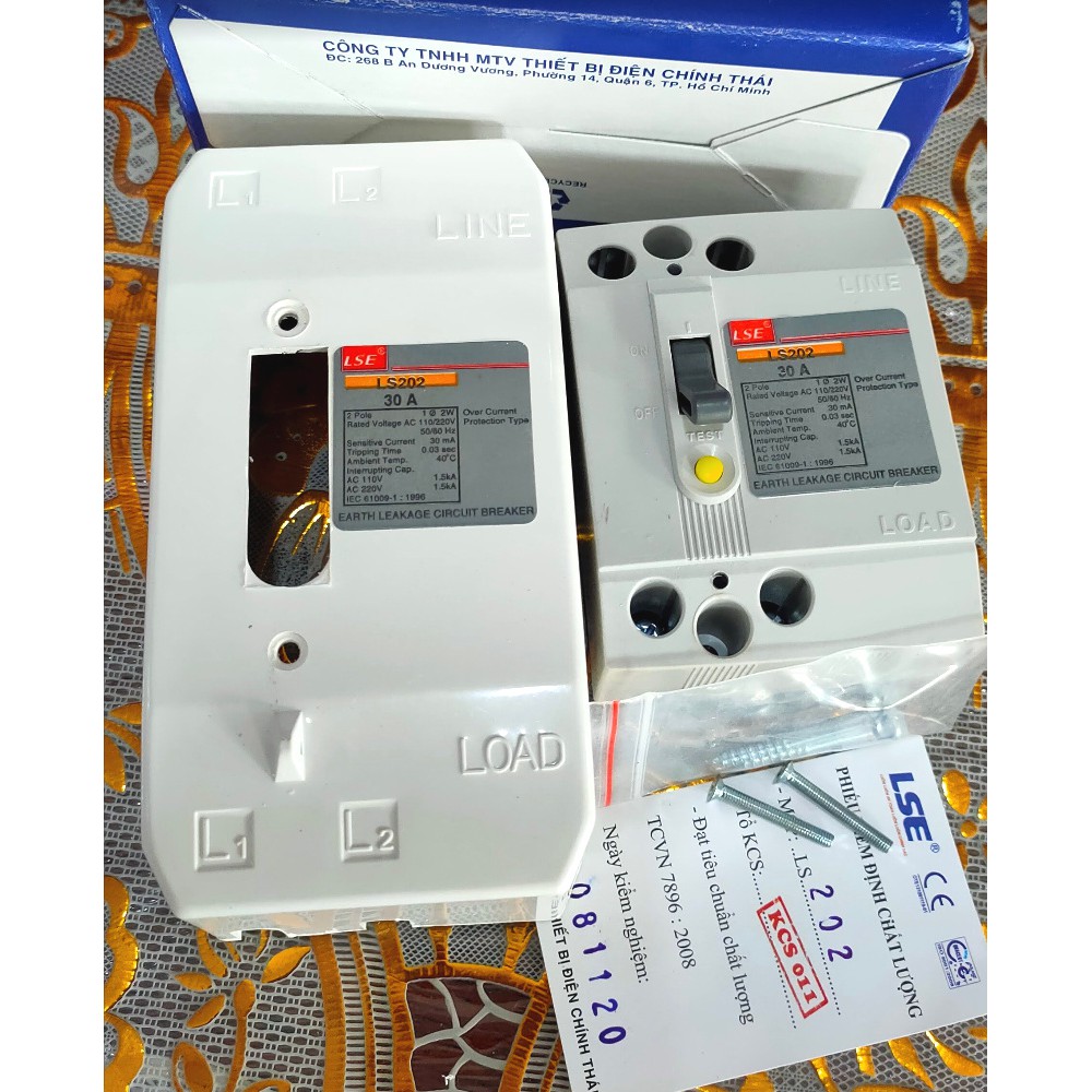 CẦU DAO CHỐNG GIẬT ELCB LS 202