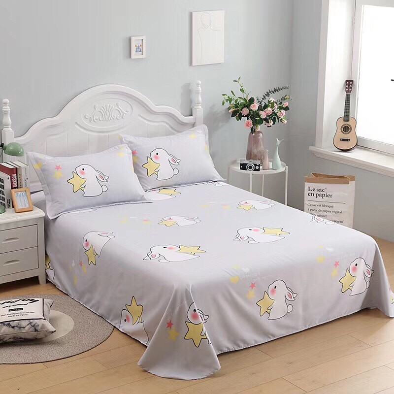 Chăn ga gối cotton magic 5D phong cách hàn quốc, chọn bộ 4 món , đủ siz m6 , m8, 2m2