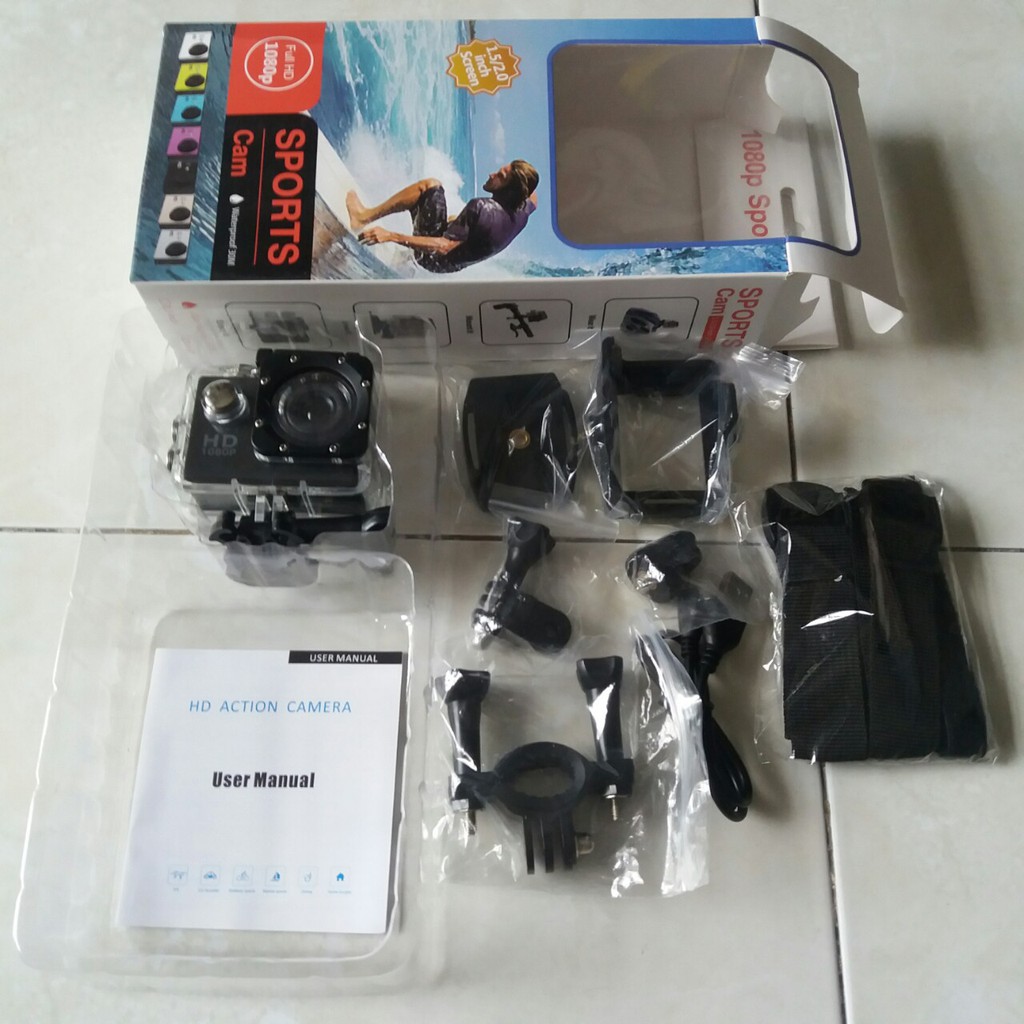 [Shopee trợ giá] Camera hành trình phượt SPORT CAM A9 - LCD 1.5' - HD1080 - Màu ngẫu nhiên | BigBuy360 - bigbuy360.vn