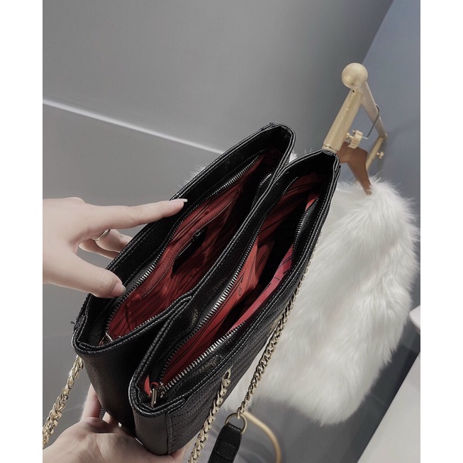 Túi xách nữ công sở chần V wai ét eo size 30cm